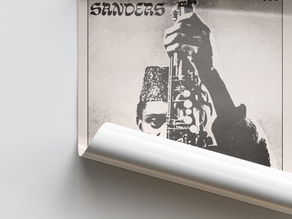 Pharoah Sanders Karma Poster | Retro Spiritual Jazz Music Album