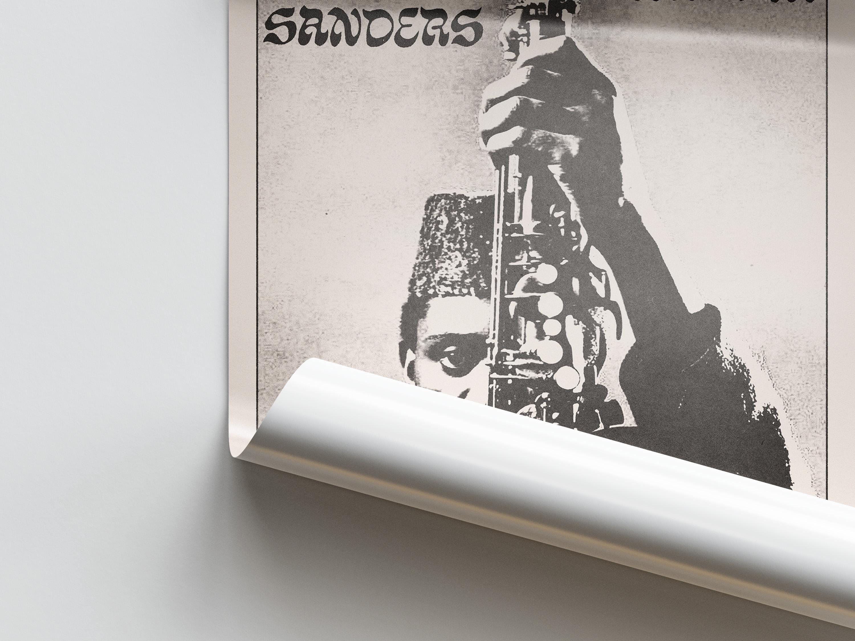 Pharoah Sanders Karma Poster | Retro Spiritual Jazz Music Album