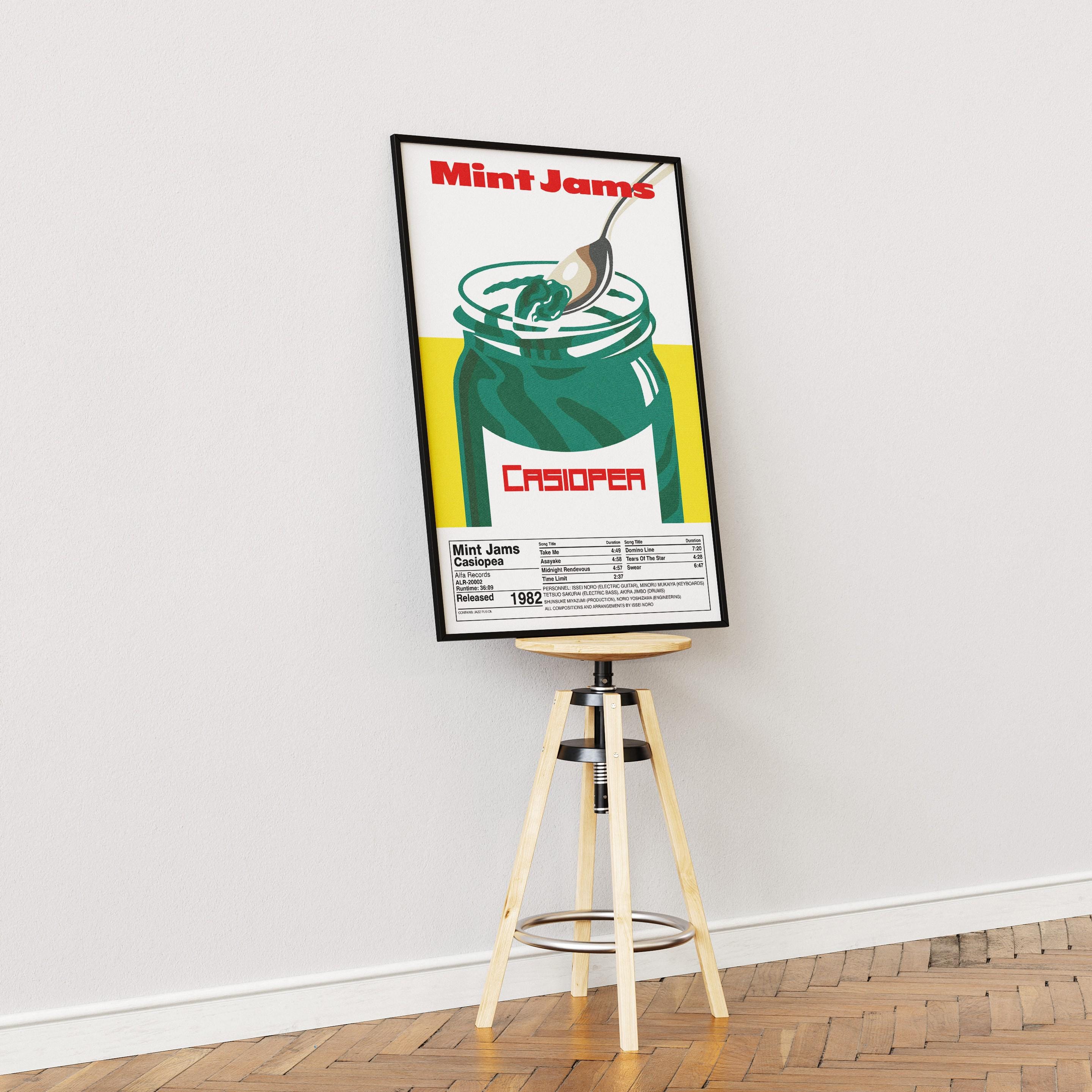 Casiopea Mint Jams Poster | Retro Japanese Jazz Fusion Music Wall