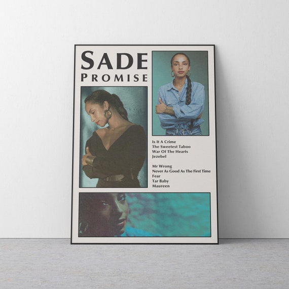 24時間限定タイムセール - Sade Promise Etsy - Art Wall Music Vintage | Poster Album ミュージシャン