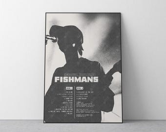 Fishmans 98.12.28 Otokotachi No Wakare Poster | 90s Japanese Dream