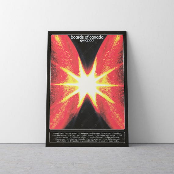 Boards of Canada Geogaddi アルバムポスター | レトロ Y2K IDM