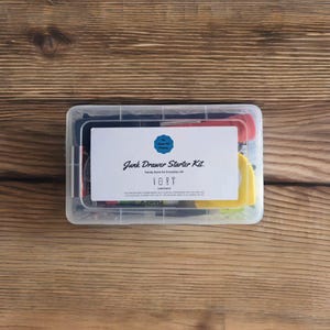 Junk Drawer Starter Kit | Useful Personalized Housewarming Gift | Unique Real Estate Closing Gift | Gift for Newlyweds | New Home Owner Gift