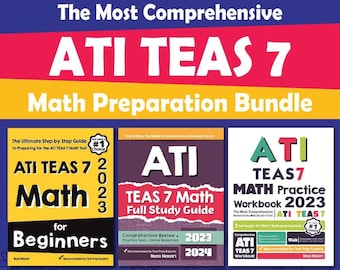 Das umfassendste ATI TEAS 7 Math Vorbereitungs-Bundle