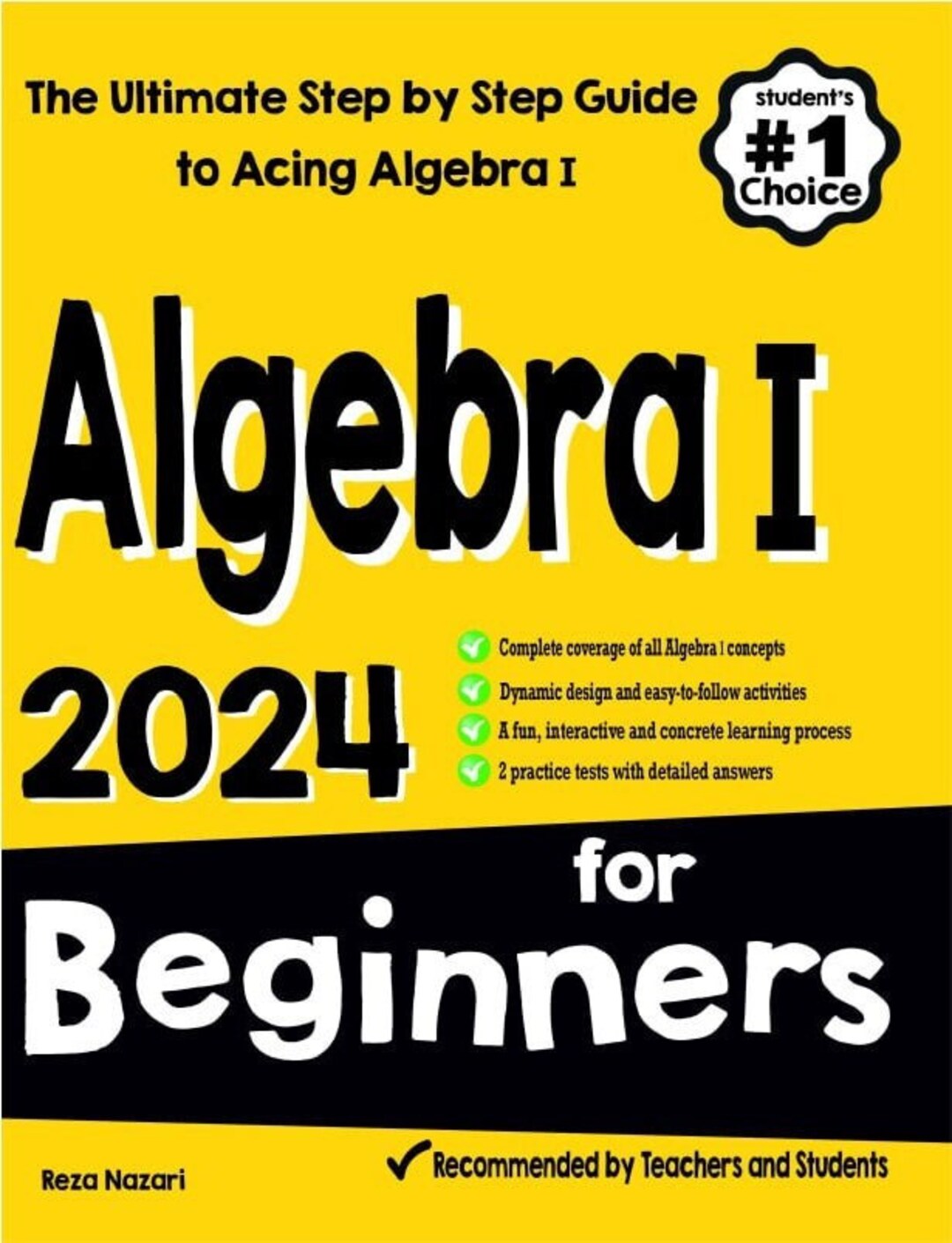 Algebra I for Beginners: the Ultimate Step by Step Guide to Acing ...