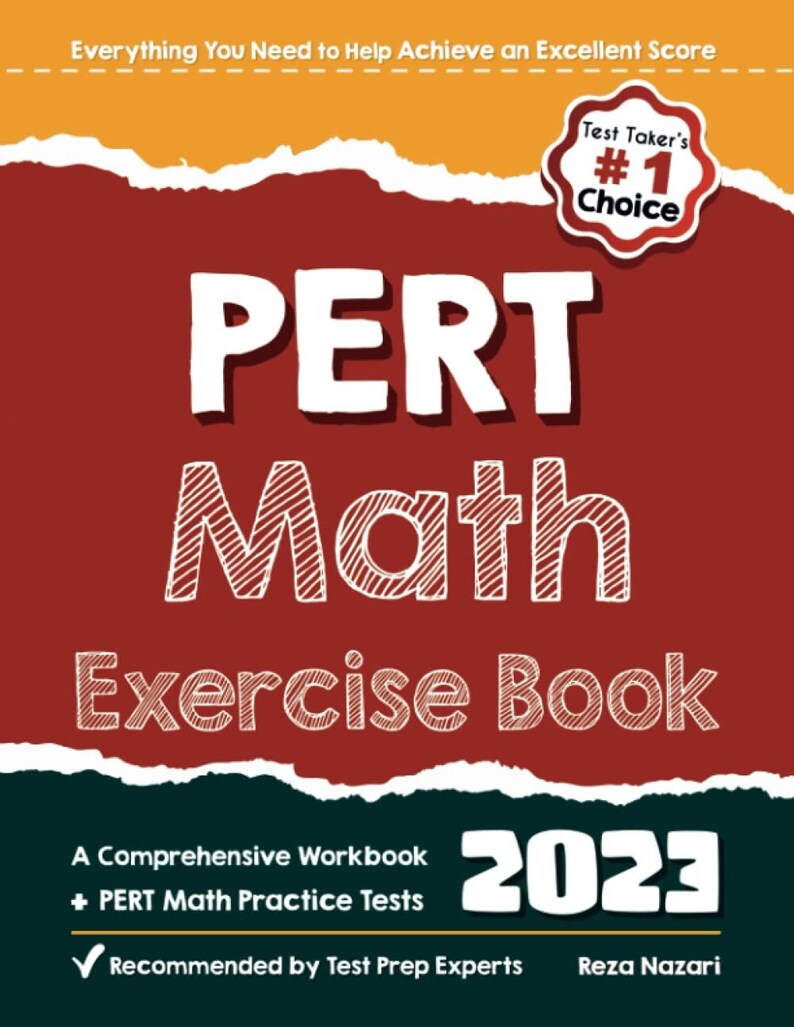 PERT Math Exercise Book: A Comprehensive Workbook PERT Math Practice Tests image 1