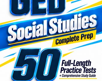 GED Social Studies Complete Prep: 50 Practice Tests and Study Guide PDF, 2026-2027
