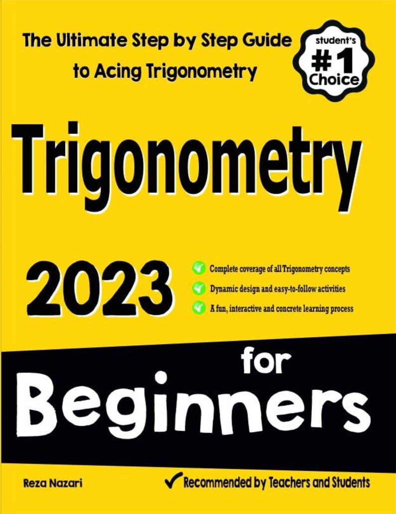 Trigonometry For Beginners The Ultimate Step By Step Guide To Etsy Trigonometry For Beginners The Ultimate Step By Step Guide To Etsy
