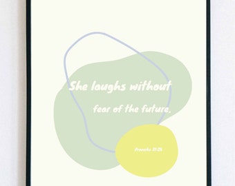 organic shapes, minimalist, color, bible verse, digital print