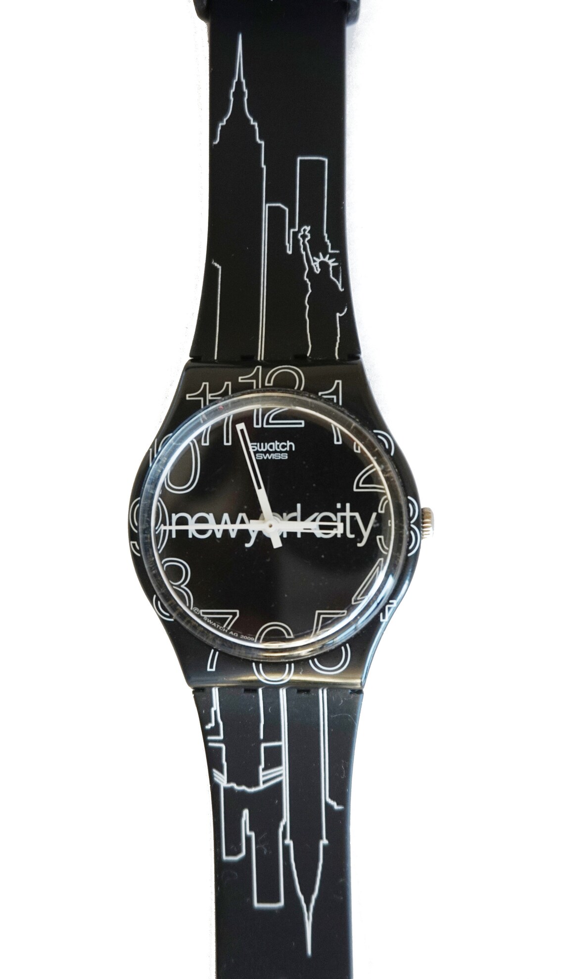 Swatch watch GZ209 New York City Lines in the Sky with box Etsy