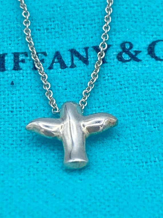 Tiffany & Co. Sliver Elsa Peretti Dove Bird Pendan