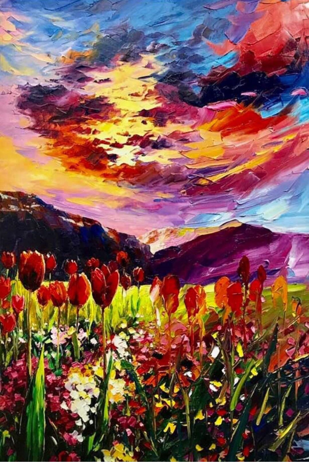 Daniel Wall Beautiful Original Palette Knife Oil Painting Etsy