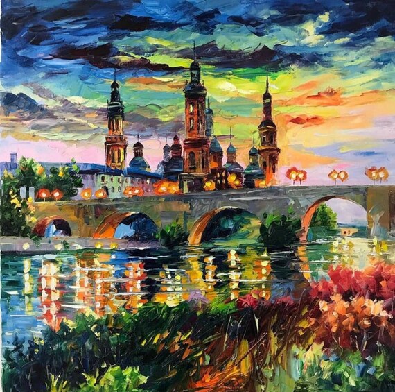 Daniel Wall Beautiful Original Palette Knife Oil Painting Etsy