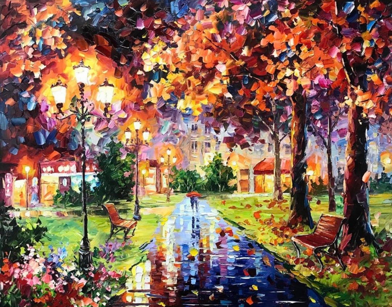 Daniel Wall Beautiful Original Palette Knife Oil Painting Etsy