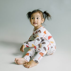 Bamboo Baby Pajamas, Baby Mushrooms, Convertible Zipper Footie, Words of Affirmation, Bamboo Sleeper, Bamboo Zipper Romper, Baby Shower