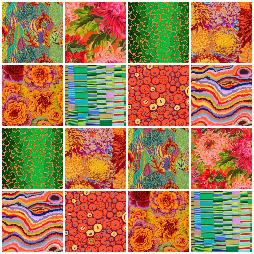 32 X KAFFE FASSETT COLLECTIVE 5x 5 Inch Charm Etsy Australia