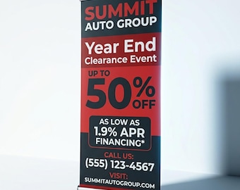 Roll Up Banner | Retractable banner Stand | Trade Show Display | Event Sign | Business Advertising | Personalized