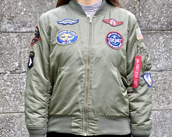 2000s Does 1970s “top Gun” MA-1 Air Force Sage Green Alpha
