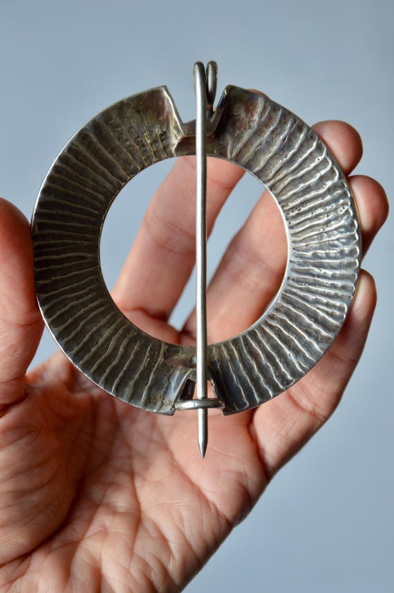 1990s Huge, heavy, SOLID STERLING SILVER, vintage… - image 9