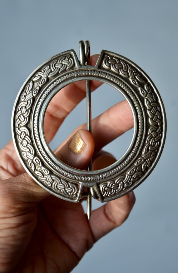 1990s Huge, heavy, SOLID STERLING SILVER, vintage… - image 3