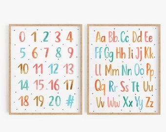 alphabet wall chart etsy singapore