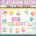 Easter Bunny Bulletin Board Kit: Egg-cellent Classroom Decor (digital ...