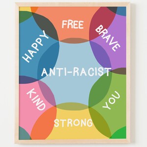 Decorazioni per aule inclusive, poster per decorazioni in aula, cartello per aula, poster antirazzista, decorazioni murali per aule, decorazioni per aule per insegnanti