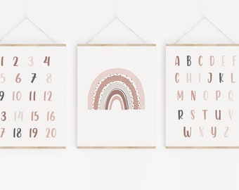 Abc Learning Chart Etsy