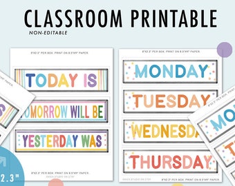 Days of the Week Printable - Etsy