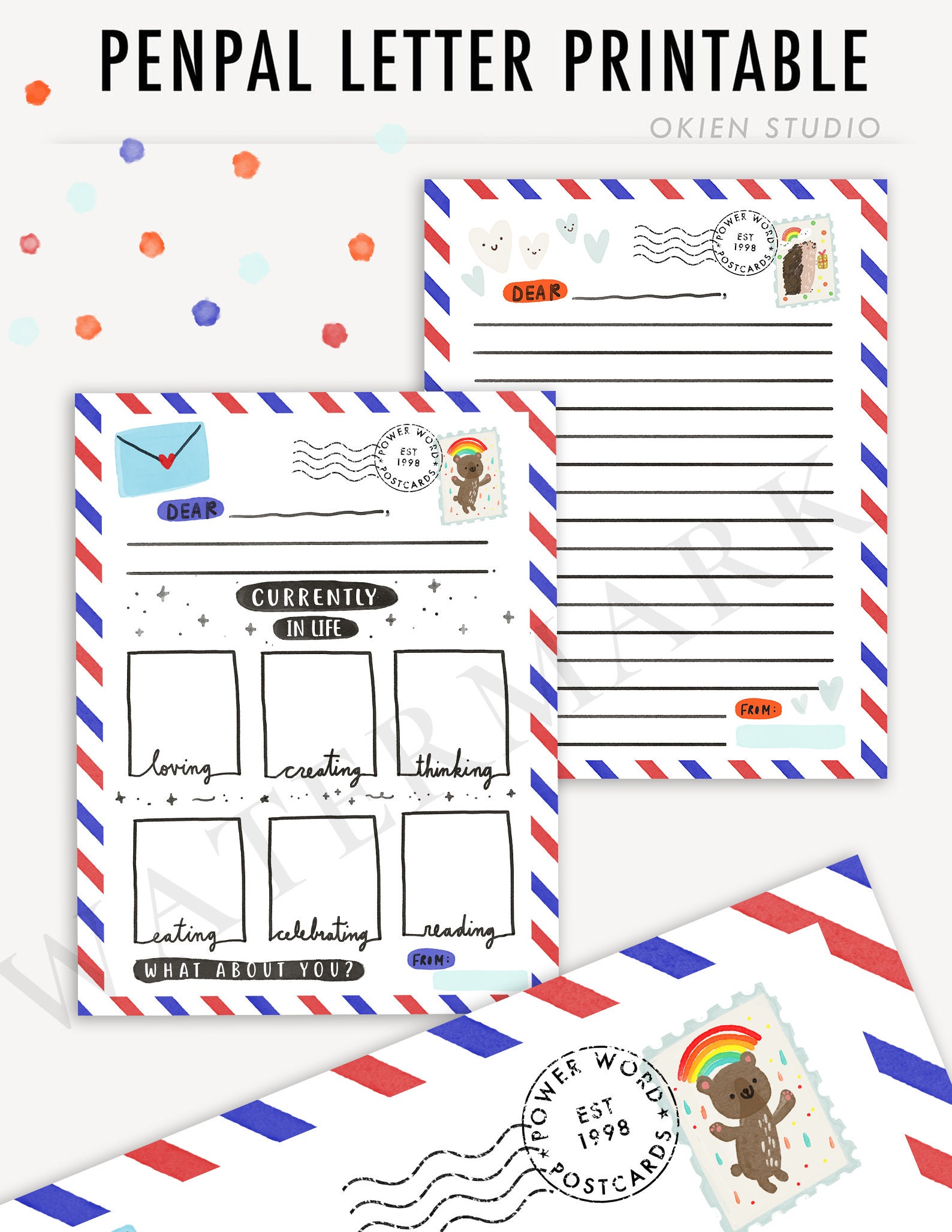 Pen Pal Letter Template