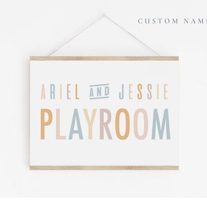 Personalized Playroom Printable, Playroom Decor, Playroom Sign, Kids ...