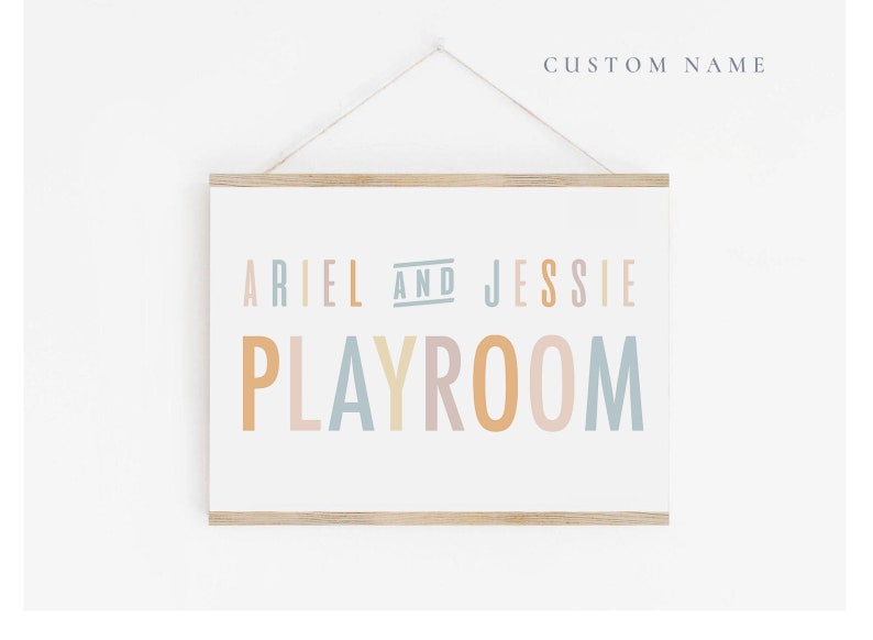 Personalized Playroom Printable Playroom Decor Playroom - Etsy