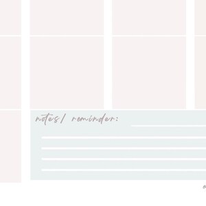Boho Monthly Calendar, Digital Planner, Printable Calendar, Boho ...