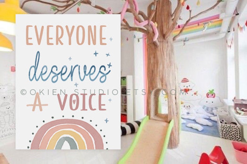 Speech Therapy Office Decor Office Decor Speech Therapy Wall Etsy