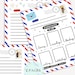 Kids Pen Pal Printable, Letter Templates for Kids, Letter Printable, Penpal Kit, Letter ...