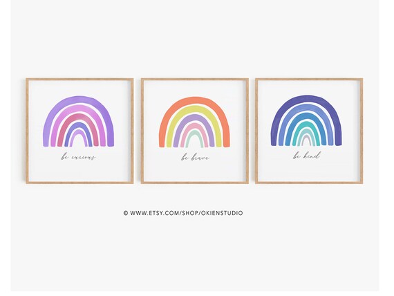 Printable rainbow Rainbow baby rainbow quote printable | Etsy