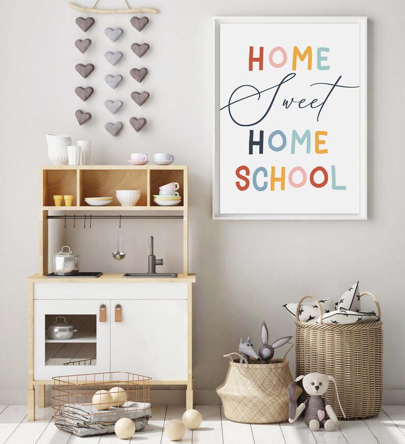 Classroom Rule Homeschool Rules Poster Home Sweet Homeschool Etsy