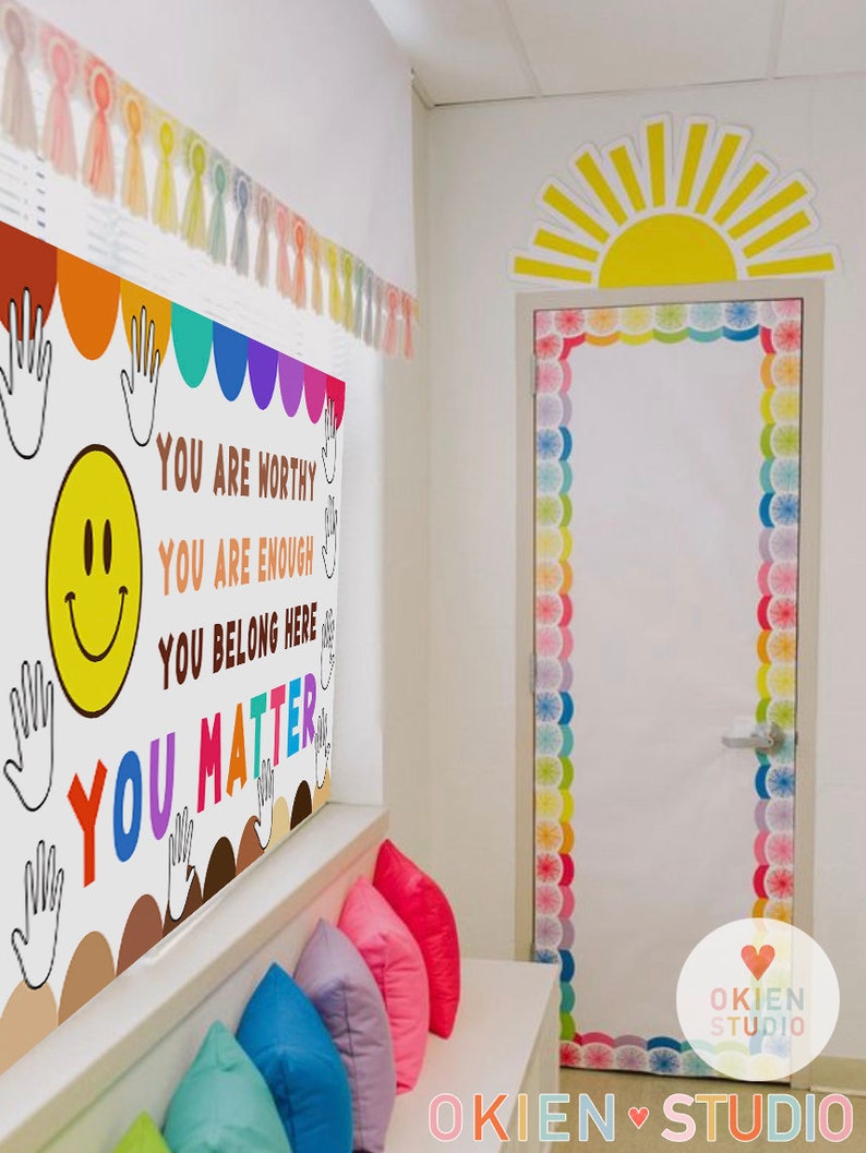Happy Face Classroom Decor Inclusion Matters You Matter Etsy
