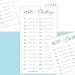 Printable, Simple Water Tracker, Water Insert Printable, Planner ...