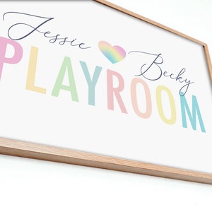 Personalized Playroom Printable, Playroom Decor, Playroom Sign, Kids ...