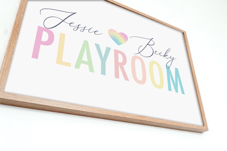 Personalized Playroom Printable Playroom Decor Playroom - Etsy