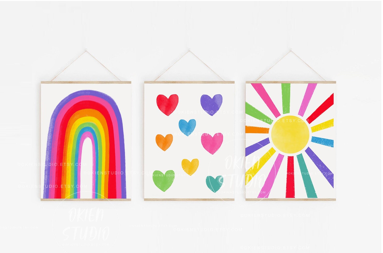 Kids Printables Wall Art Colorful Wall Art Kids Playroom Etsy