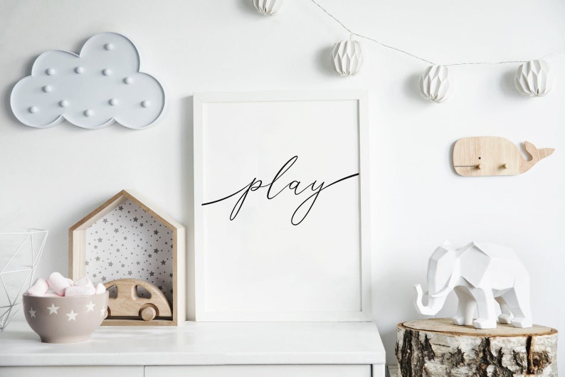 3er Set, Lass uns spielen, Let's Play, Kinderzimmer, Gender Neutral