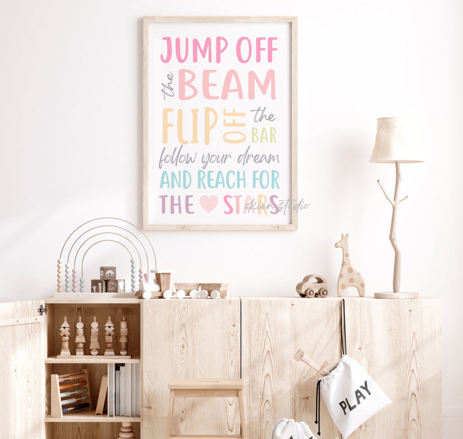 Gymnastic Gift Gymnastic Wall Art Gymnastic Girl Bedroom Etsy