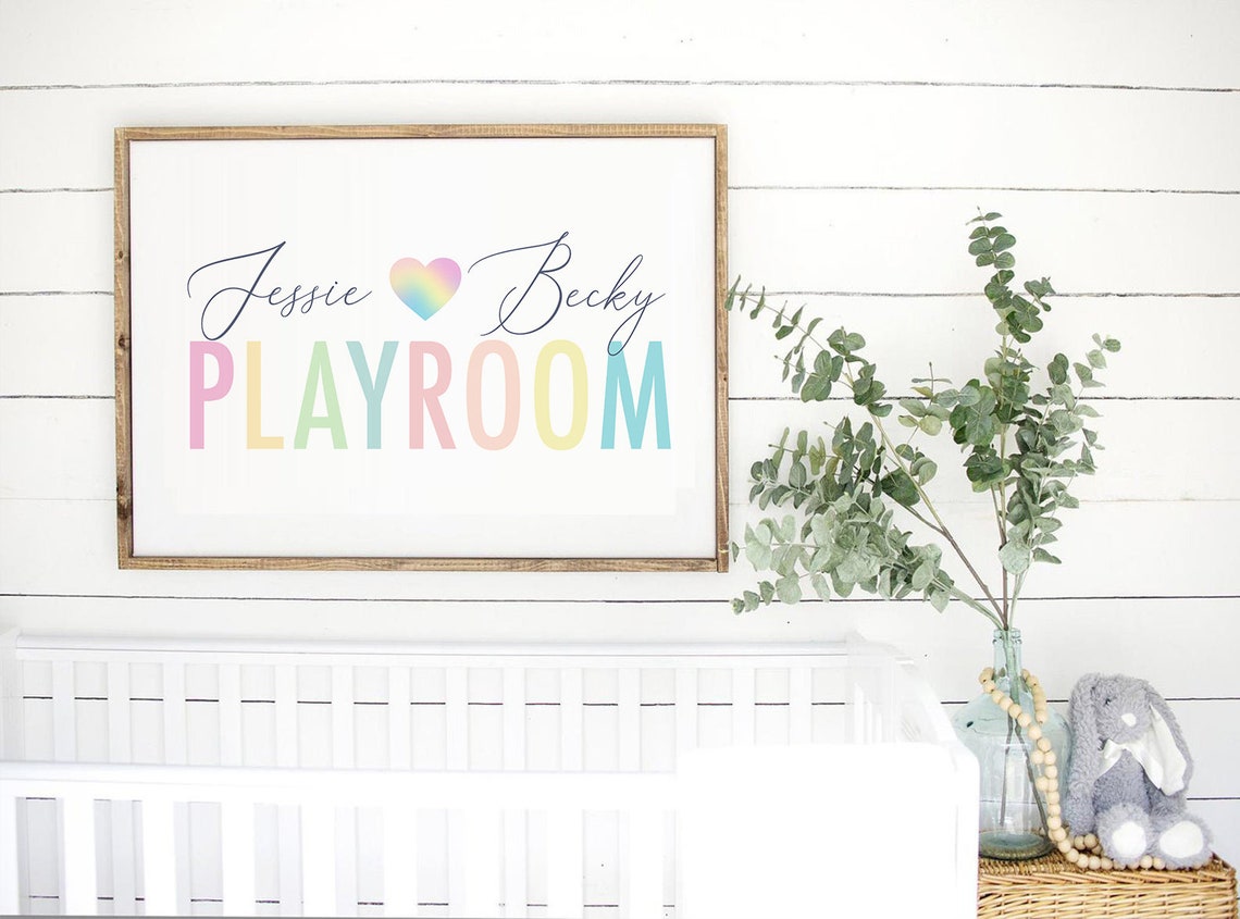 Personalized Playroom Printable Playroom Decor Playroom - Etsy