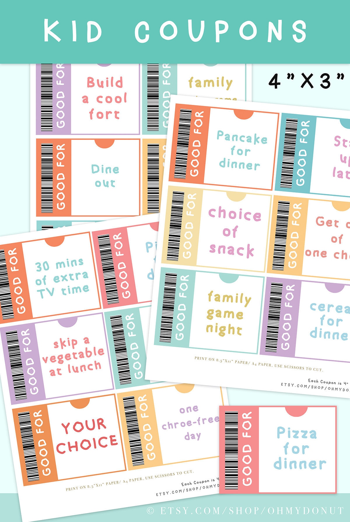 kids-reward-coupon-3x4-kid-coupons-kid-coupon-etsy-australia