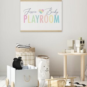 Personalized Playroom Printable, Playroom Decor, Playroom Sign, Kids ...