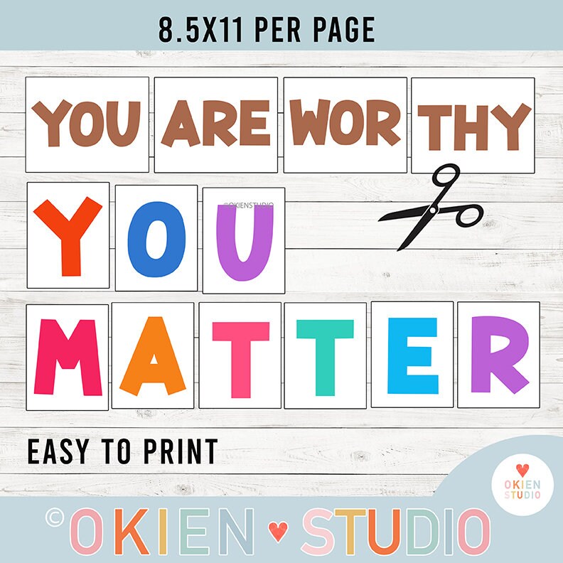 Happy Face Classroom Decor Inclusion Matters You Matter Etsy