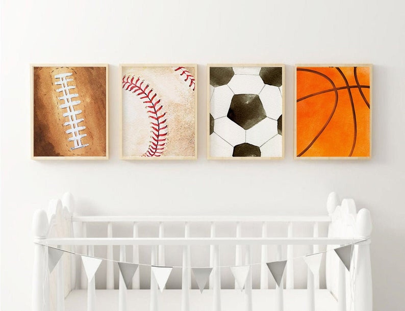 Sports Decor Boys Printable Wall Art Sport Wall Art Teen Etsy