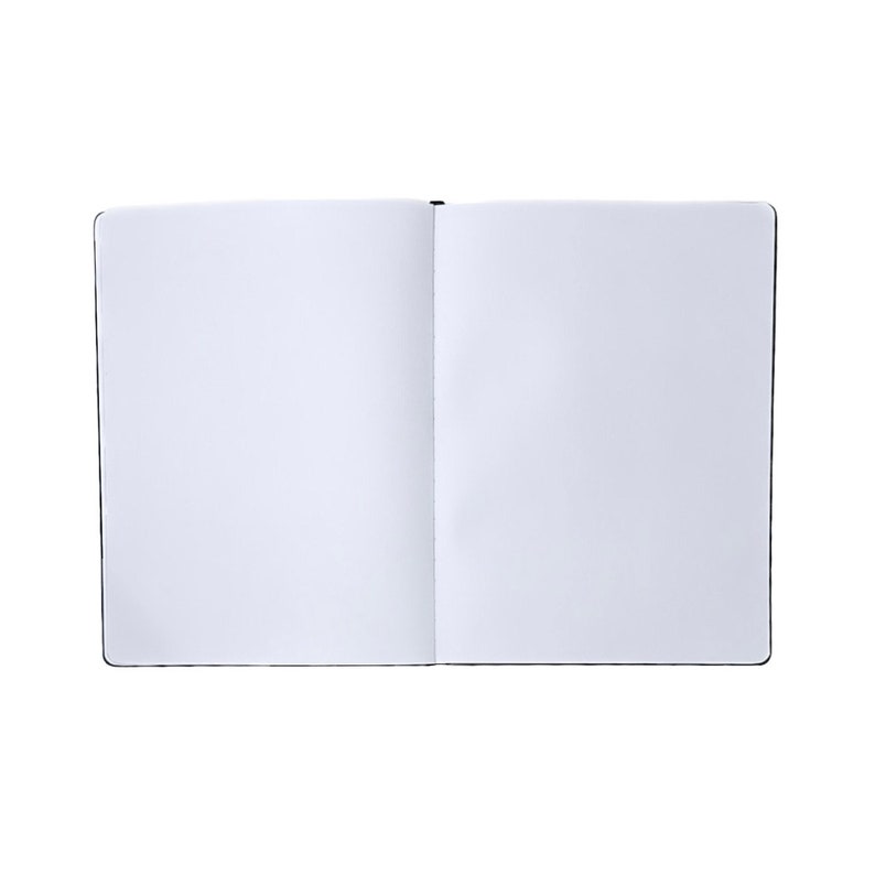 Carnet de croquis noir livre blanc 7,5 x 10,5 image 2